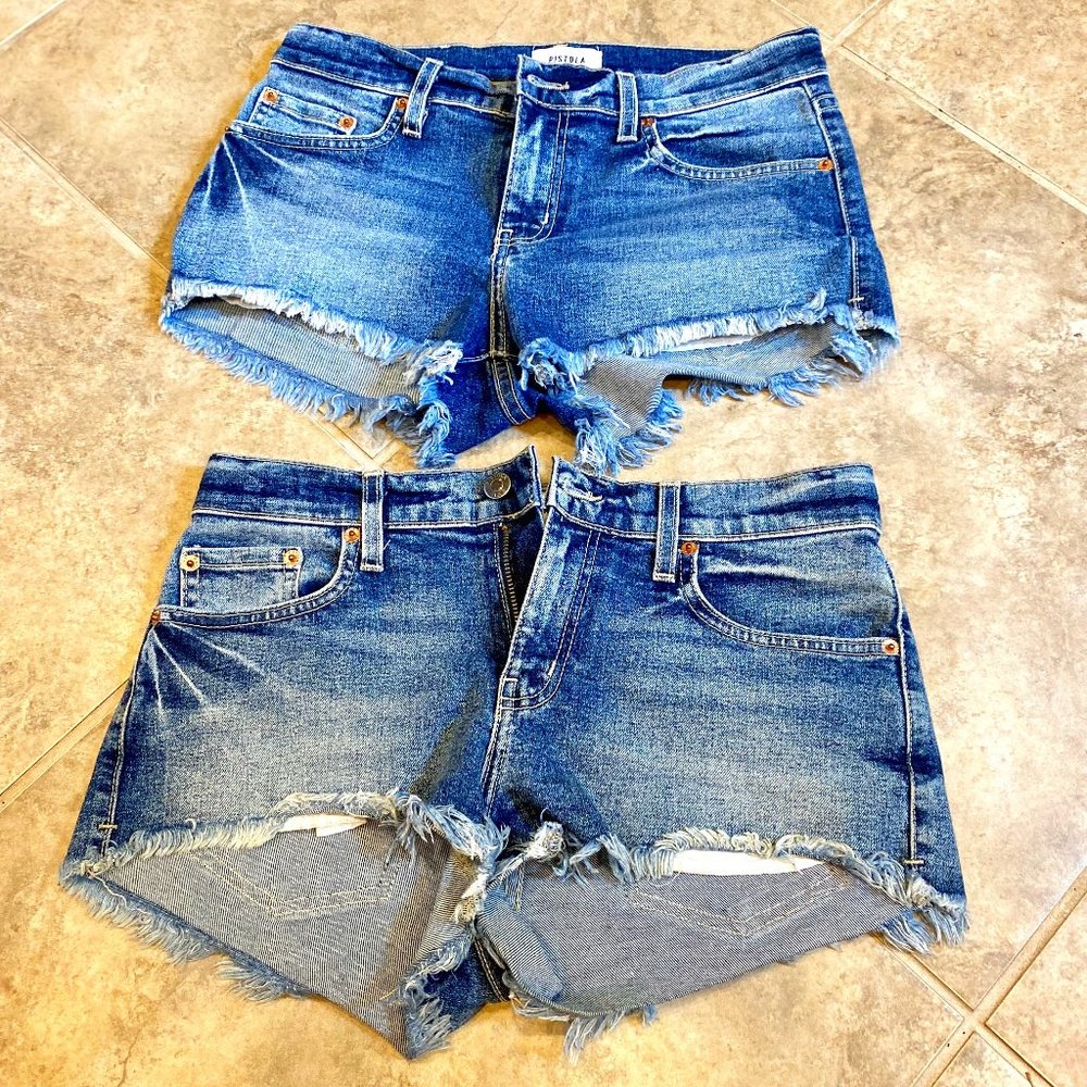 Pistola Size 27 Cutoff Jean Short Set
